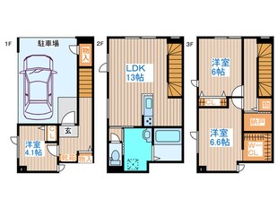 北１７条東１５丁目戸建の物件間取画像